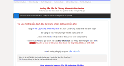 Desktop Screenshot of dautuchungkhoan.org