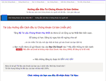 Tablet Screenshot of dautuchungkhoan.org